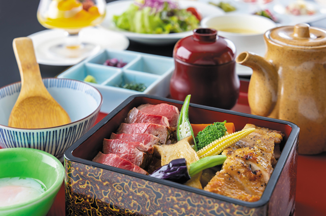 ステーキ重ランチ